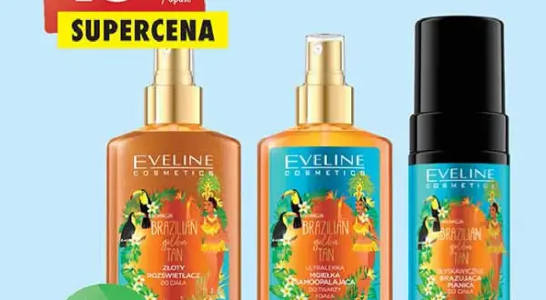 Eveline Brazilian Body rozświetlający złoty eliksir - piękna skóra bez słońca